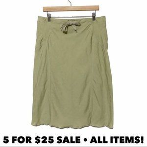 Buttons 90’s Linen Blend Skirt